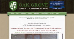 Desktop Screenshot of oakgroveclassical.org